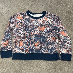 Mother don’t sweat it tiger pullover towel sweatshirt